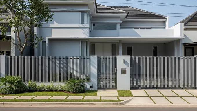 Ide Pagar Rumah Clean Look/Gemini AI