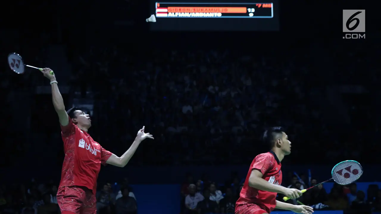 Fajar / Rian Dihentikan Kevin / Marcus