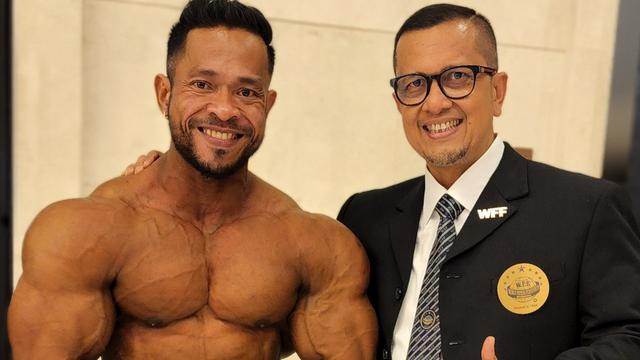 Ketua Perbafi, Kemalsyah Nasution (kanan)