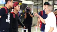 Sambutan Hangat Timnas U-23 di Bandara
