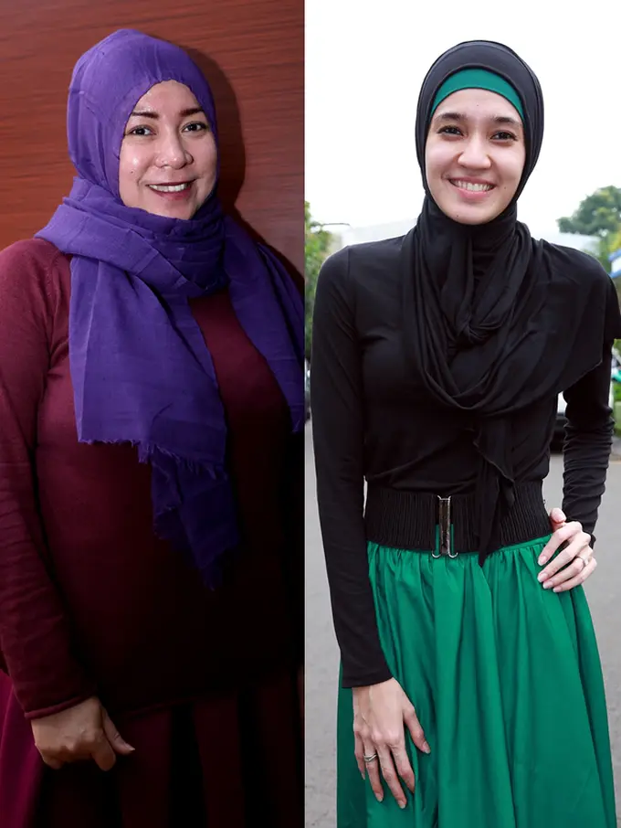 Melly Goeslaw dan Dhini Aminarti