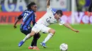 Como 1907 akhirnya meraih kemenangan perdana mereka di Serie A musim 2024/2025 setelah sukses mempermalukan tuan rumah Atalanta dengan skor 3-2, Rabu (25/9/2024) dini hari WIB. (Spada/LaPresse via AP)