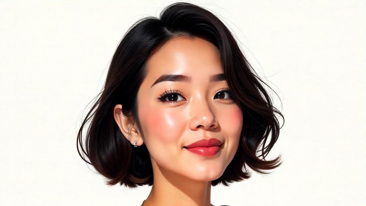 Gaya Rambut Pendek Wanita Parisian Bob