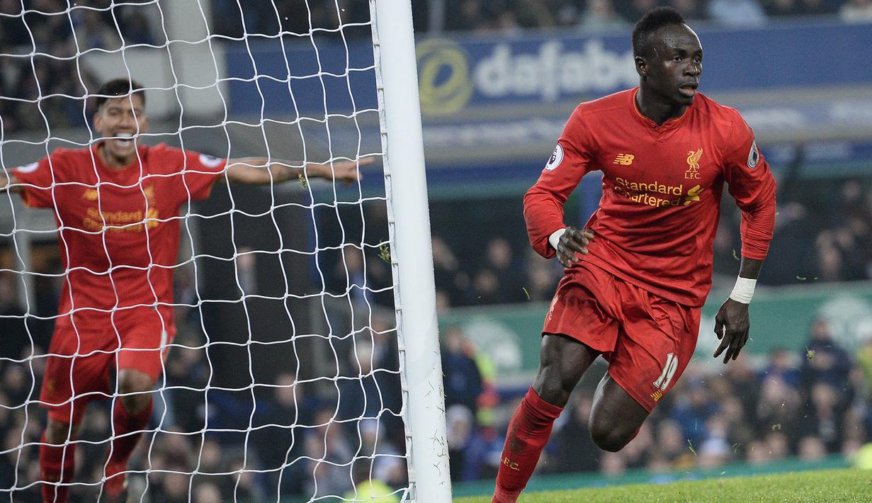 9. Sadio Mane (Liverpool) - 9 Gol. (AFP/Oli Scarff)