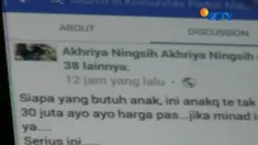 Ayah yang jual anaknya di Facebook mengaku hanya bercanda. Ia melakukan itu agar sang istri kembali setelah 3 tahun tidak pulang.