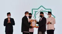 Wapres Ma’ruf Amin menerima risalah umat Islam untuk Indonesia Lestari. (Ist)
