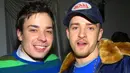 Jimmy Fallons dan Justin Timberlake bertemu pada tahun 2002 saat MTV Video Music Awards. Jimmy saat itu menjadi host dan mereka berdua pun menghabiskan malam bersenang-senang. (Larry Busacca/WireImage/USMagazine)