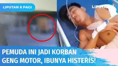 Jadi korban penyerangan gerombolan geng motor, seorang pemuda di Medan, luka parah. Keluarga korban yang merupakan warga kurang mampu, berharap pelaku segera ditangkap dan memohon bantuan biaya pengobatan.