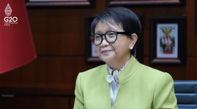 Menlu RI Retno Marsudi dalam Presidensi G20 Indonesia. (Dokumentasi Kemlu RI)