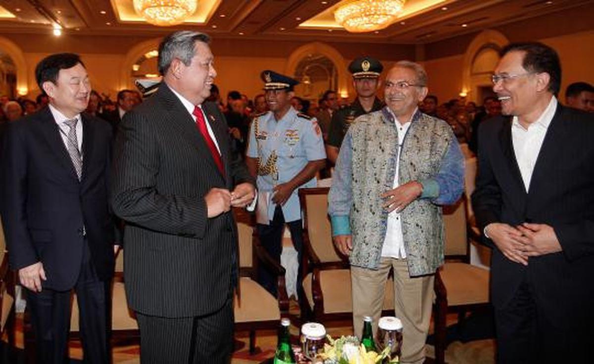 Thaksin, Ramos Horta dan Anwar Ibrahim di Jakarta