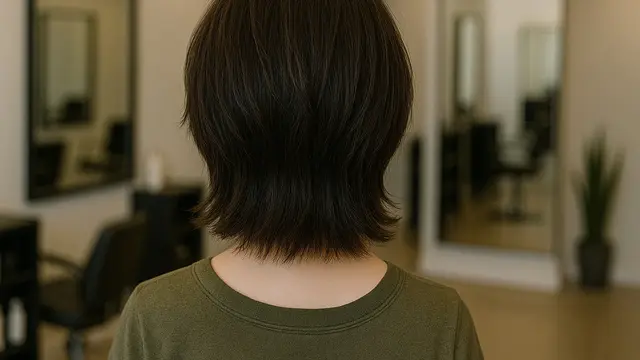 Model Rambut Sebahu Kekinian dari Belakang