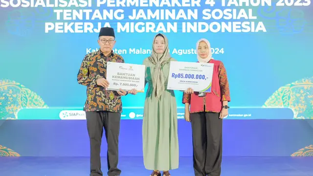 Menaker Dorong PMI Wajib Jadi Peserta BPJS Ketenagakerjaan