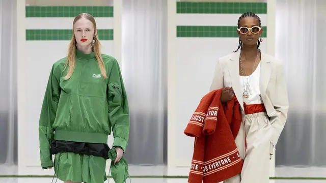 Lacoste terus bereksperimen terhadap tekstur pakaian yang mereka miliki