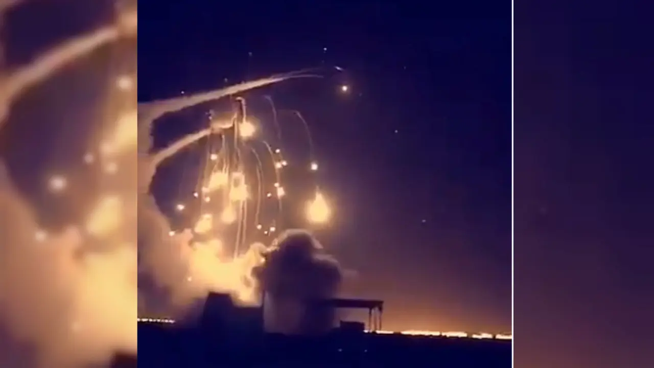 Video Dramatis Rudal Arab Saudi Hentikan Misil Houthi di Langit Riyadh