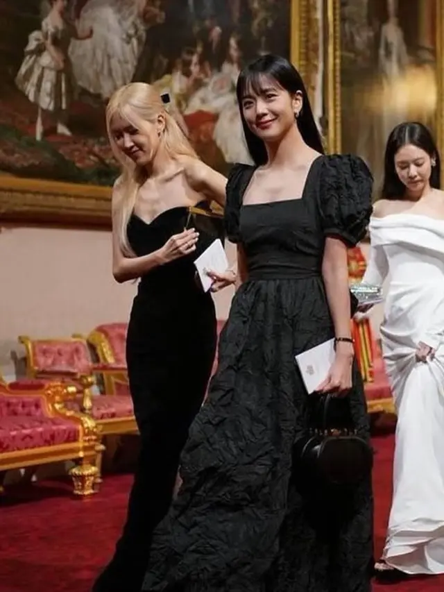 Pesona Anggun BLACKPINK Hadiri Makan Malam di Kerajaan Inggris Dipuji Raja Charles III,  Vibesnya Geng Disney Princess