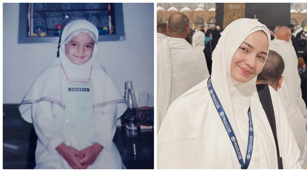 6 Potret Dulu dan Kini Enzy Storia ketika Pakai Hijab, Semasa Kecil Ikut Pesantren Kilat