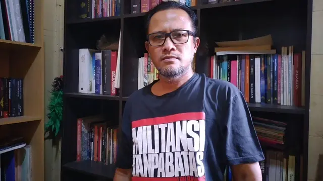 Koordinator Gerakan Rakyat Menggugat (Geram), Eko Arifianto ketika ditemui Liputan6.com di kediamannya. (Liputan6.com/Ahmad Adirin)