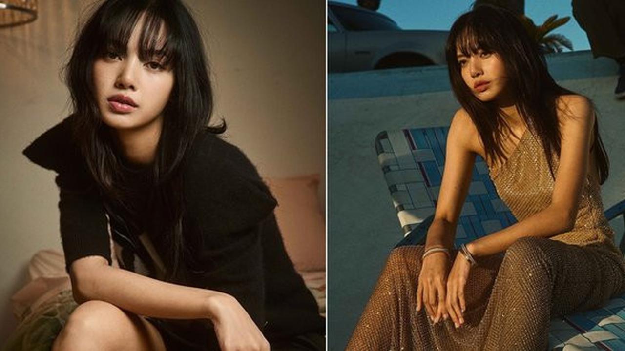 8 Potret Memukau Lisa BLACKPINK di Cover ELLE USA, Tampil Cantik dengan Pose Keren di Atas Motor dan Dress Transparan