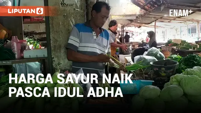 H+1 Idul Adha, Harga Sayur di Kota Tegal Merangkak Naik