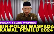 VIDEO: Wapres "Perang Politik di Medsos Pasti Terjadi Selama Pemilu 2024"
