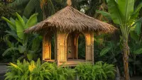 6 Desain Saung Bambu Sederhana yang Adem dan Murah, Lengkap Rincian Biaya dan Tips Awet