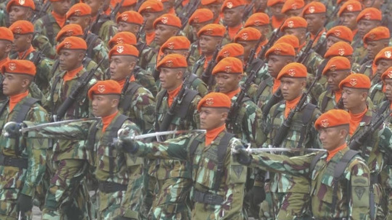 Aksi tiga pasukan elit di HUT TNI ke-70