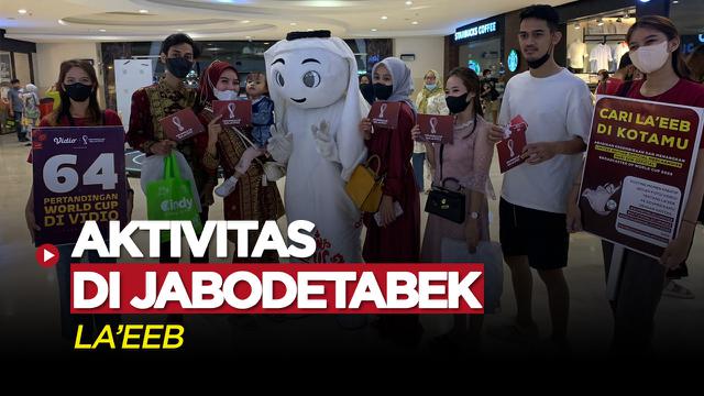 Cover Berita Video,&nbsp;Safari Maskot Piala Dunia 2022, La&rsquo;eeb di Jabodetabek pada Sabtu (6/11/2022)