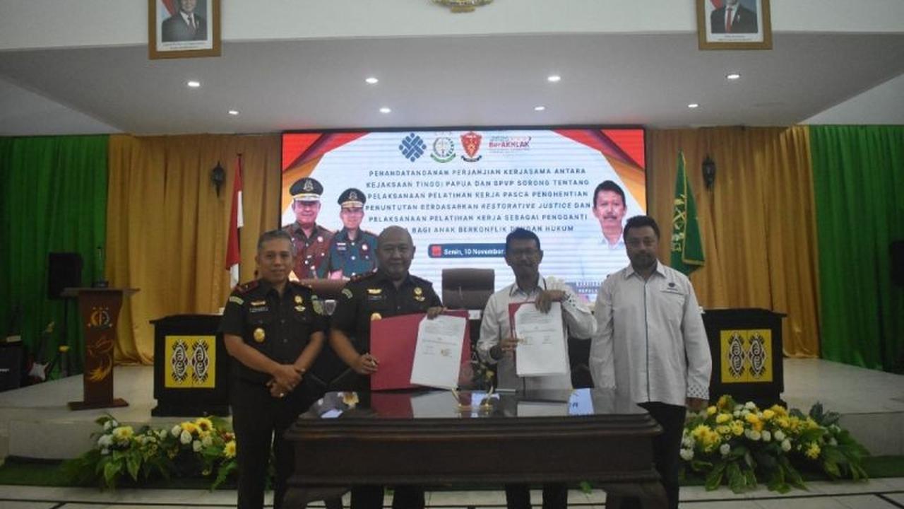 Kejati Papua dan BPVP Sorong Bersinergi Perkuat Keadilan Restoratif bagi Anak Berkonflik Hukum