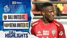 Berita video highlights BRI Liga 1, Bali United menang 3-1 atas Dewa United, Sabtu (29/7/23)