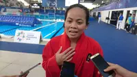 Kapten polo air Indonesia putri, Siwabessy Ariel, mengaku perasaanya campur aduk karena bisa menyegel kemenangan perdana di Asian Games 2018