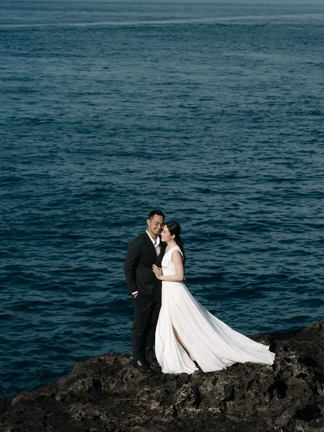 7 Potret Prewedding Febby Rastanty dan Drajad Djumantara, Elegan dan Romantis