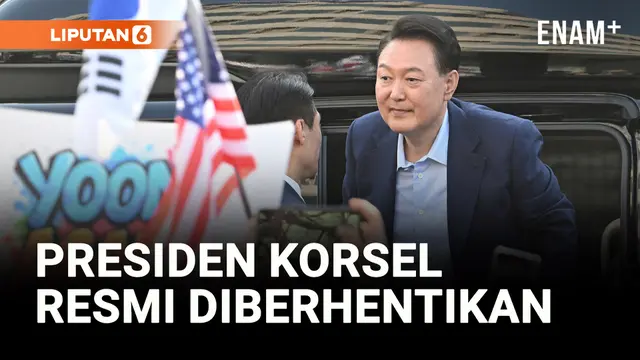 YOON SUK YEOL TINGGALKAN KEDIAMAN KEPRESIDENAN DI SEOUL SETELAH DILENGSERKAN DARI JABATANNYA