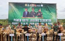 Polda Kalteng Panen Jagung 42 Ribu Ton, Perkuat Ketahanan Pangan Nasional