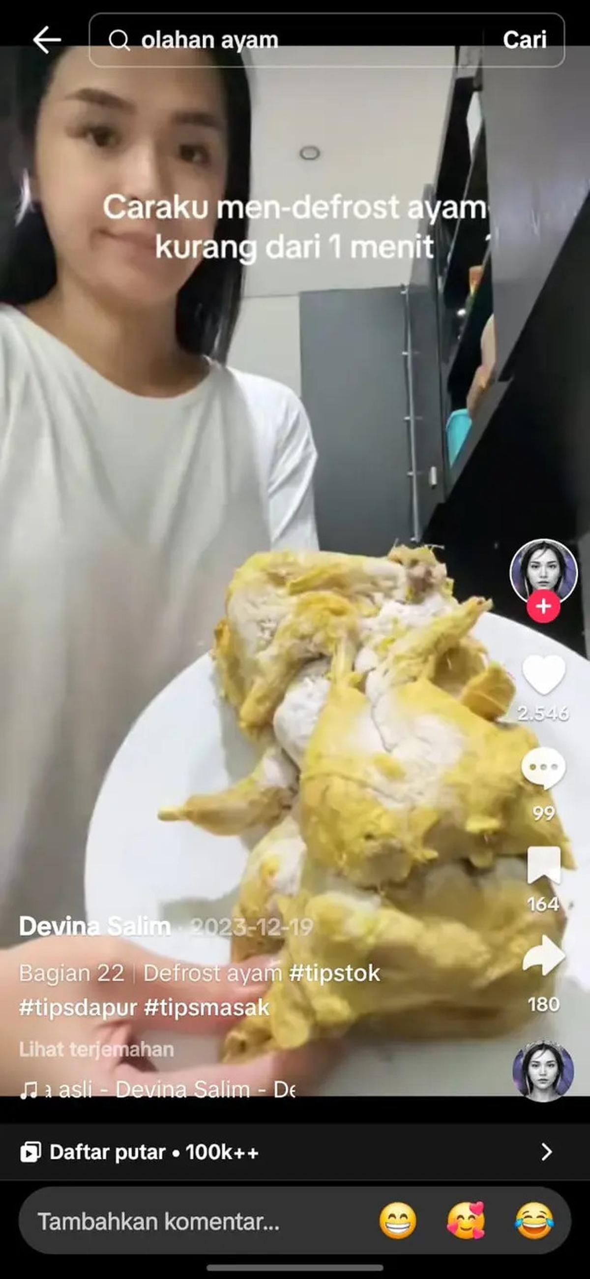 Cara Mencairkan Ayam Beku dalam 1 Menit, Hanya Gunakan Alat Ini