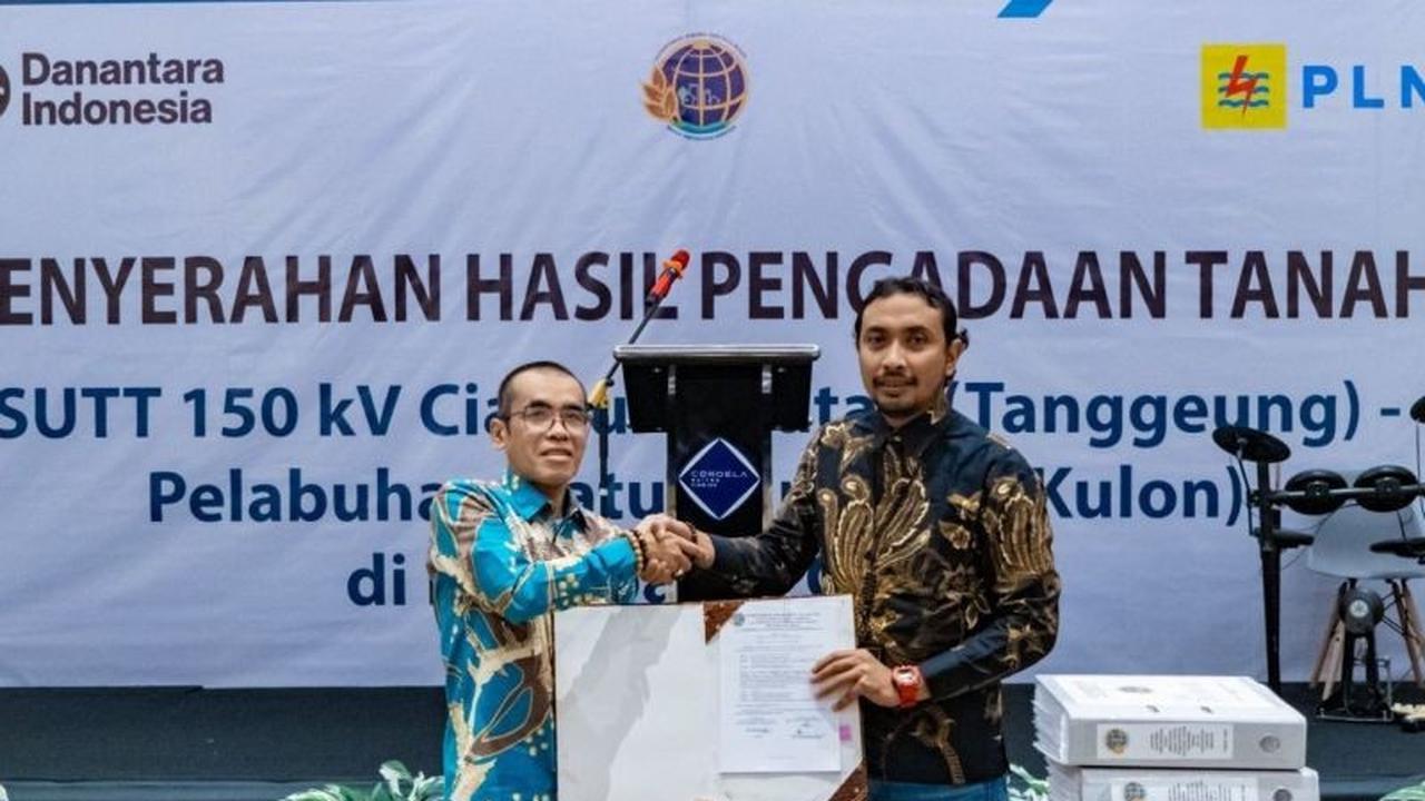 BPN Cianjur Serahkan Hasil Pengadaan Tanah SUTT 150 kV PLN, Perkuat Kelistrikan Jawa Barat Selatan