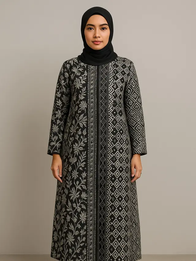 Model Baju Batik Syar'i Elegan Kekinian (Foto: ChatGPT)