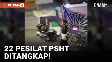 22 Pesilat PSHT yang Keroyokan Polisi Akhirnya Ditangkap