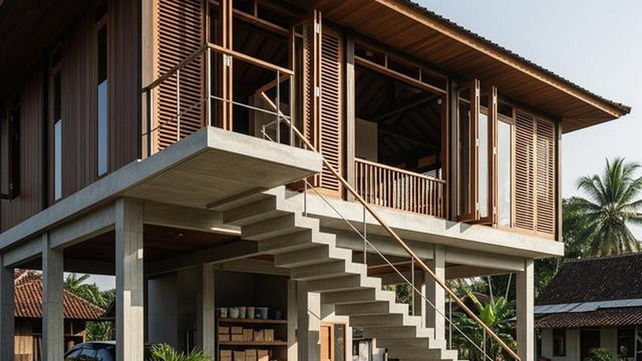 12 Model Rumah Sederhana Semi Permanen tapi Mewah di Desa, Hemat Budget dan Aesthetic