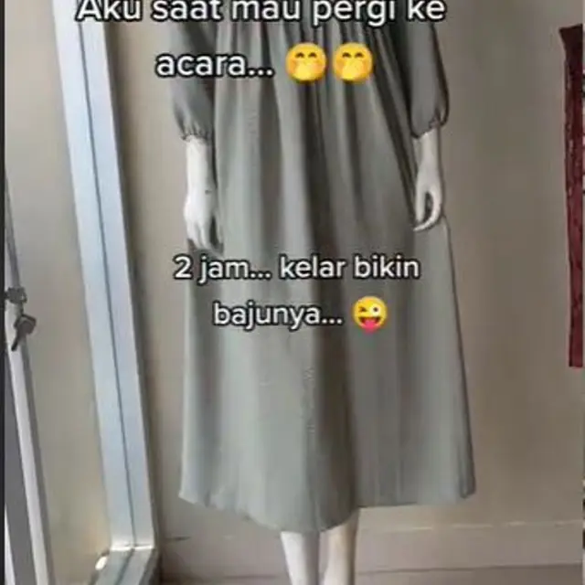 Wanita Jahit Baju dalam 2 Jam, Hasilnya Bikin Kagum dan Banyak yang Mau Beli