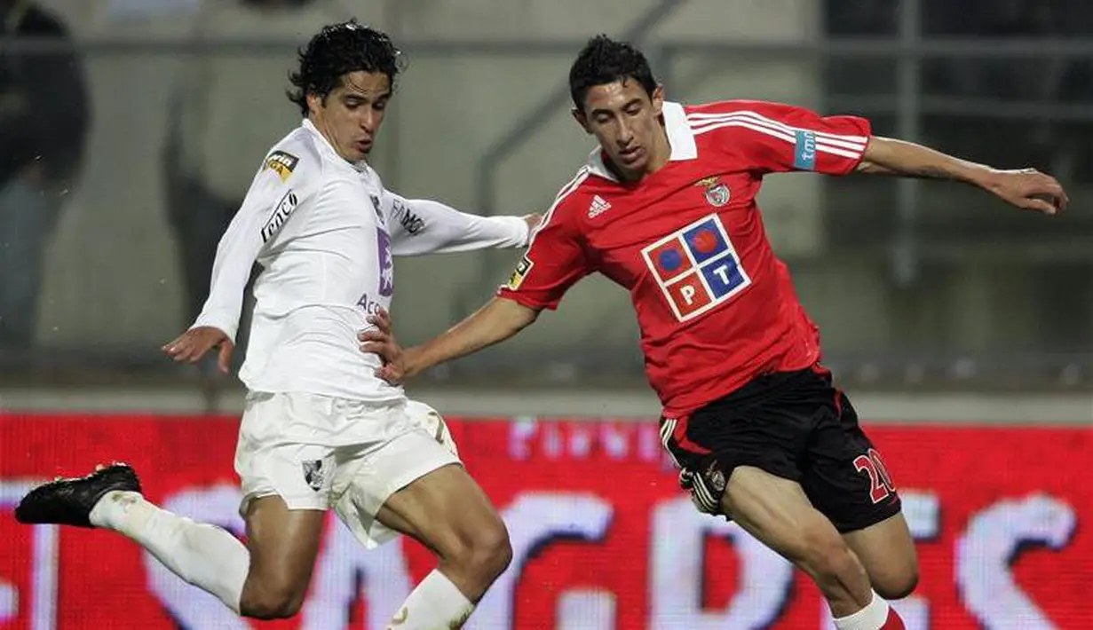 Angel Di Maria gagal pindah ke Arsenal karena masalah izin kerja dari otoritas Inggris pada tahun 2006. (www.squawka.com) 