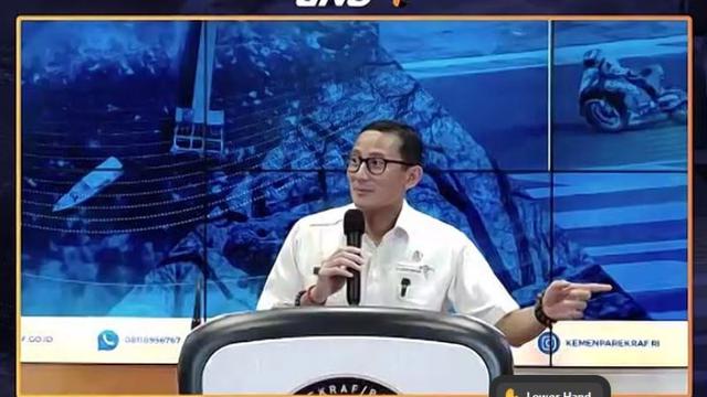 Menpaekraf Sandiaga Uno di The Weekly Bried with Sandi Uno, Selasa, 24 Januari 2023