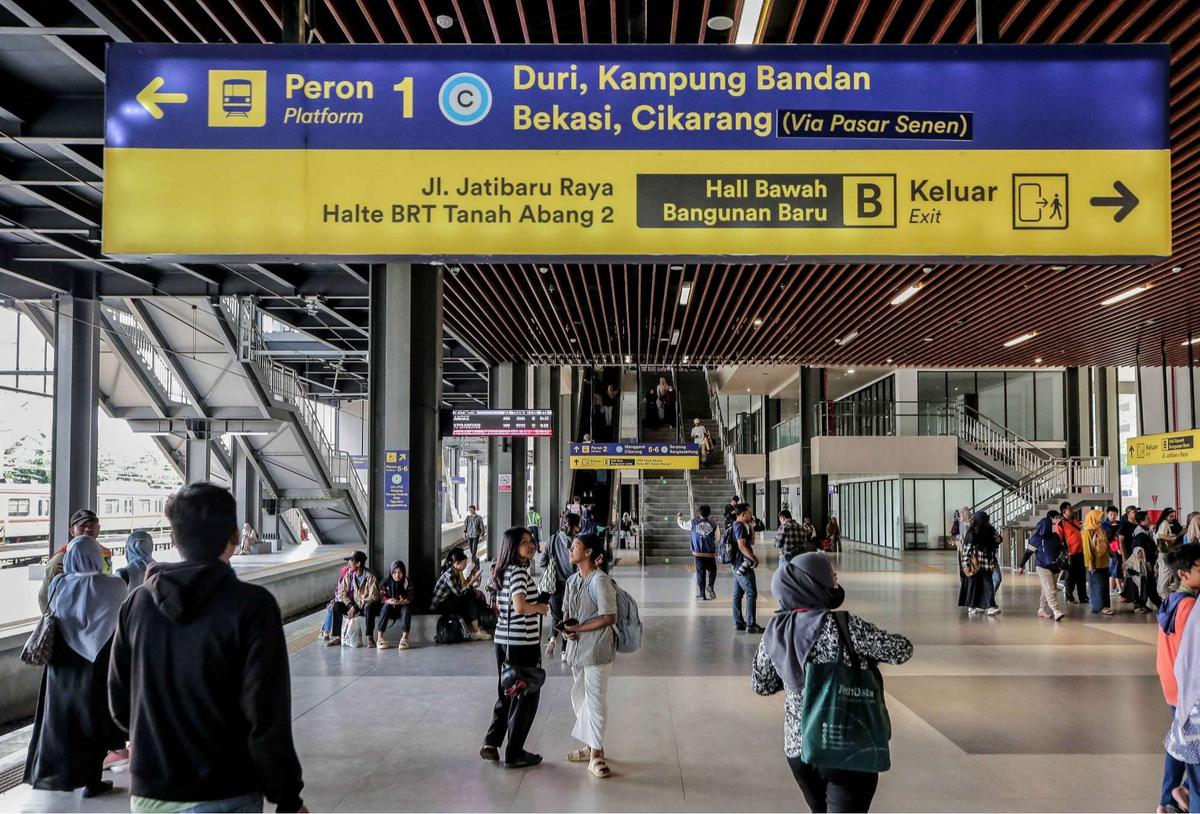 Wajah baru Stasiun Tanah Abang