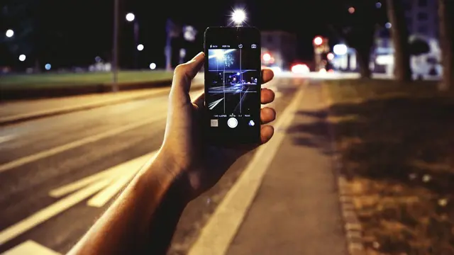 cara foto malam hari dengan hp