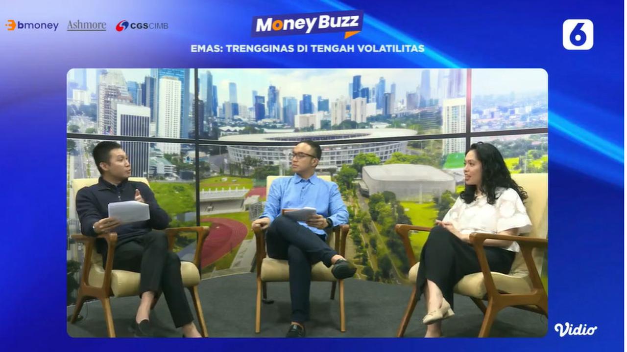 Acara MoneyBuzz dengan tema Emas: Trengginas di Tengah Volatilitas, Selasa (17/10/2023).