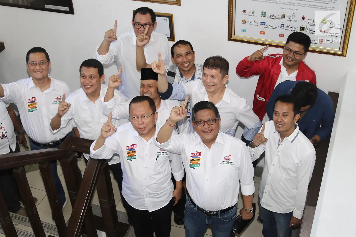 Lapor Dana Kampanye, Sekjen Partai Koalisi Jokowi - Ma'ruf Sambangi KPU