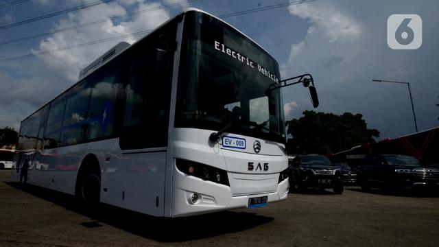 Peluncuran Bus Listrik Transjakarta