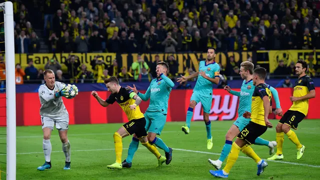 Barcelona Ditahan Imbang Dortmund Tanpa Gol