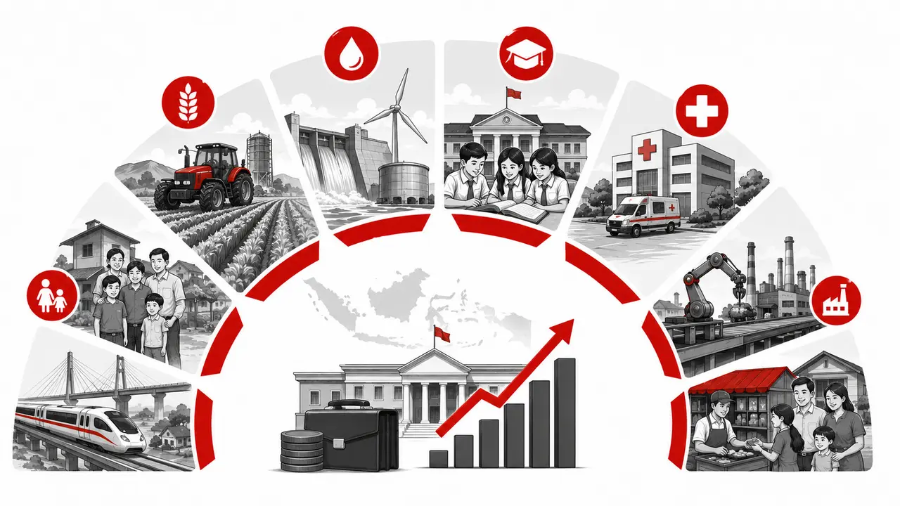 Infografis 8 Prioritas RAPBN 2027