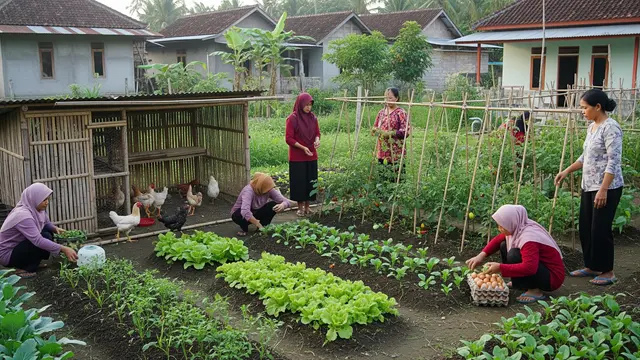 Model Budidaya Pekarangan Terpadu Skala Kecil