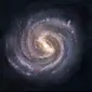 Galaksi Bima Sakti (Milky Way). (Sumber: wikipedia commons)